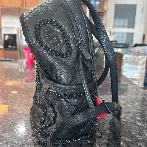 Sprayground Black Luxe Backpack - Picture 9 of 11